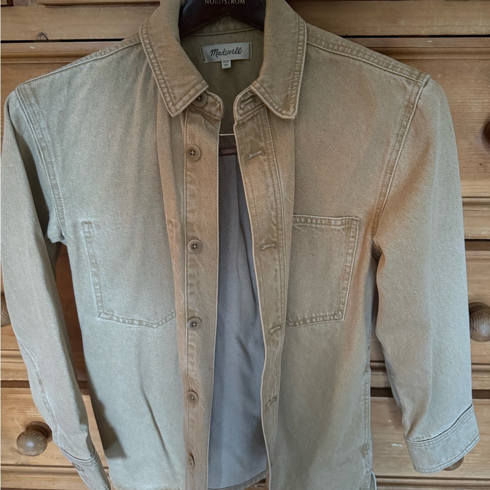 Madewell Women's Tan Shirt Jacket